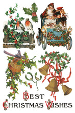 Load image into Gallery viewer, IOD Christmas Joy  IOD Transfer 8x12 Pad Rub On Furniture Crafts Iron Orchid Designs
