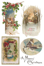 Load image into Gallery viewer, IOD Christmas Joy  IOD Transfer 8x12 Pad Rub On Furniture Crafts Iron Orchid Designs
