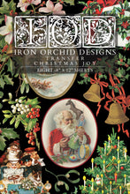 Load image into Gallery viewer, IOD Christmas Joy  IOD Transfer 8x12 Pad Rub On Furniture Crafts Iron Orchid Designs
