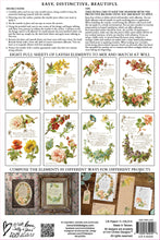 Load image into Gallery viewer, IOD Decorative Furniture Lover of Flowers Transfer  8&quot; x 12&quot; Pad 8 Sheets
