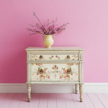 Load image into Gallery viewer, IOD Saint Germain IOD Transfer 12x16 Pad Furniture Transfer Rub On Crafts Art by Iron Orchid Designs 8 Sheets Florals and Butterflies
