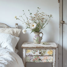 Load image into Gallery viewer, IOD Sarah Featon’s Botanicals IOD Transfer 8x12 Pad Rub On Furniture Crafts Iron Orchid Designs Floral Designs Wildflowers like Daisies

