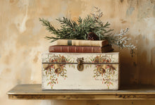 Load image into Gallery viewer, Santa&#39;s Hollow  IOD Transfer 8x12 Pad Rub On Furniture Crafts Iron Orchid Designs Nature with Fall and Christmas Themes
