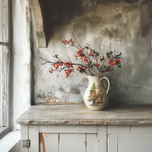 Load image into Gallery viewer, Santa&#39;s Hollow  IOD Transfer 8x12 Pad Rub On Furniture Crafts Iron Orchid Designs Nature with Fall and Christmas Themes
