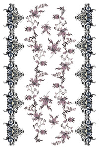 IOD Decorative Furniture Fairytale Florals Transfer  8" x 12" Pad 8 Sheets