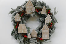 Load image into Gallery viewer, IOD Gingerbread Lane Stamp 12x12  Iron Orchid Designs Christmas Village Stamp Folk Art Holiday Houses DIY Craft Stamp
