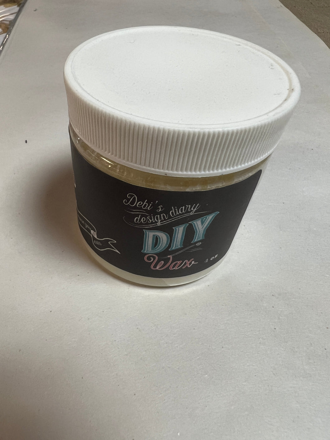 DIY Clear Wax 4 oz Jar - For Furniture and Crafts