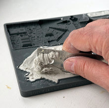 Load image into Gallery viewer, IOD Charlbury Lane Mould 6" x 10" English Cottage Silicone Mold for Resin, Clay, Plaster &amp; DIY Christmas Village Crafts
