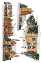 Load image into Gallery viewer, IOD North Pole Co Paint Inlay Iron Orchid Designs Christmas Paint Inlay Vintage Santa Gingerbread Holiday Craft Supplies 8x12
