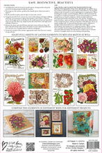 Load image into Gallery viewer, IOD Decorative Furniture Seed Catalogue Transfer  8&quot; x 12&quot; Pad 8 Sheets
