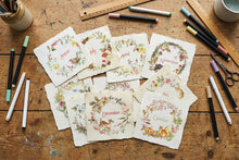 Load image into Gallery viewer, IOD The Bramblewood Diaries Transfer 8 Sheets 8" x 12" Woodland Seasonal Transfer Nature, Botanical &amp; Cottage Core Furniture Decor

