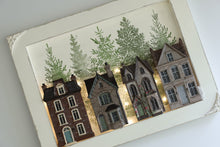 Load image into Gallery viewer, IOD Old Colchester Road Mould Iron Orchid Designs Silicone Mould Miniature House Mould Christmas Village Resin &amp; Clay Mold
