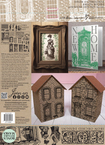 PORTOBELLO ROAD 12"x12"  Decor Stamp - Christmas Stamp Great for Furniture, Crafts and Home Decor
