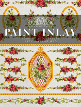 Load image into Gallery viewer, IOD Petite Fleur Red IOD Paint Inlay 12 x 16&quot; 4  Sheets Furniture and Craft Inlay
