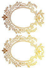 Load image into Gallery viewer, Petits Ornements IOD Decor Foil Transfer New Type of Transfer 8&quot; x 12&quot;  Rub On Furniture and Crafts Gold Foil
