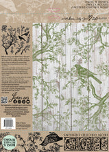 Load image into Gallery viewer, Shade &amp; Song IOD 12&quot;x12&quot;  Decor Stamp - Great for Furniture, Crafts and Home Decor Cherry Blossom Branches and Birds
