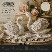 Load image into Gallery viewer, Swans 6x10 IOD Mould Iron Orchid Designs Use With Clay Resin on Furniture,  Sugar Arts, Ceramics
