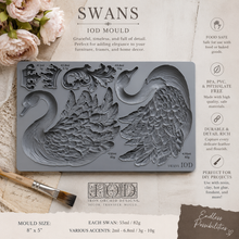 Load image into Gallery viewer, Swans 6x10 IOD Mould Iron Orchid Designs Use With Clay Resin on Furniture,  Sugar Arts, Ceramics
