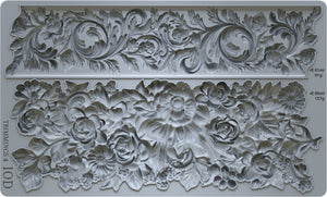 Trimmings 4  IOD Decor Furniture Mould 6x10 Iron Orchid Designs Use Clay/Resin for Furniture Jewelry Making Sugar Arts Crafts