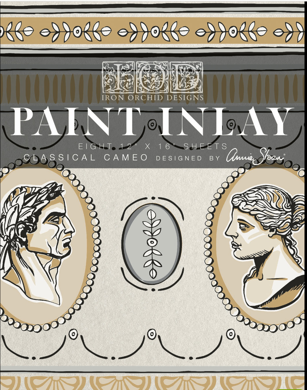 IOD Paint Inlay Classical Cameo Designed by Annie Sloan 16