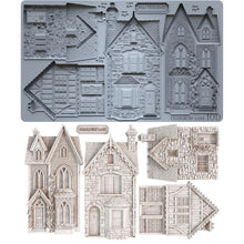 Load image into Gallery viewer, IOD Charlbury Lane Mould 6" x 10" English Cottage Silicone Mold for Resin, Clay, Plaster &amp; DIY Christmas Village Crafts
