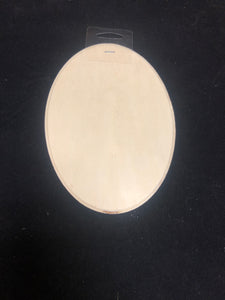 Oval Plaque Wood