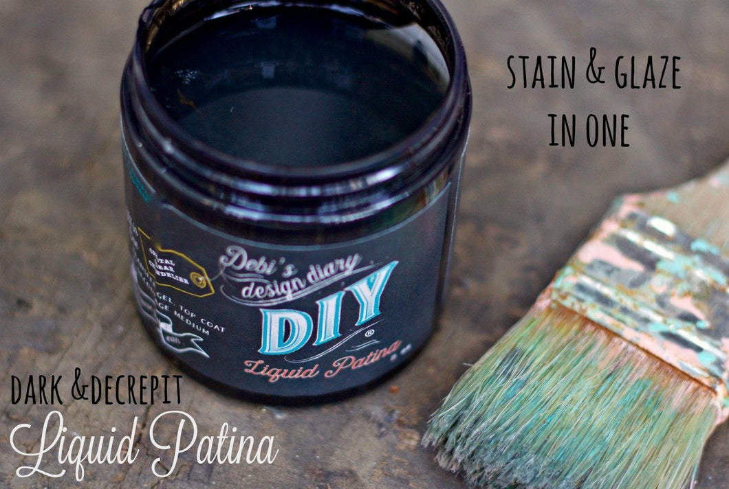 DIY Dark and Decrepit Liquid Patina