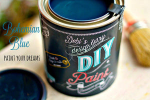 Bohemian Blue - Debi's DIY Paint ™ Clay Based Furniture and Craft Paint Dark Blue