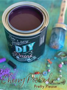 Cherry Picked  -Debi's DIY Paint ™ Clay Based Furniture and Craft Paint - Wine Red