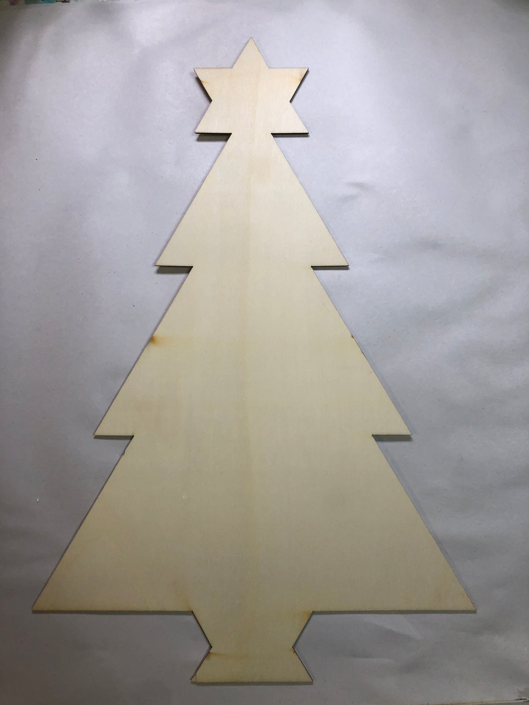 Natural Wood Christmas Tree Door Hangers, Wreaths and Other Crafts