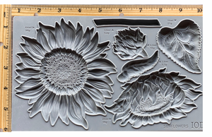 IOD Sunflowers 6x10 Decor Mould