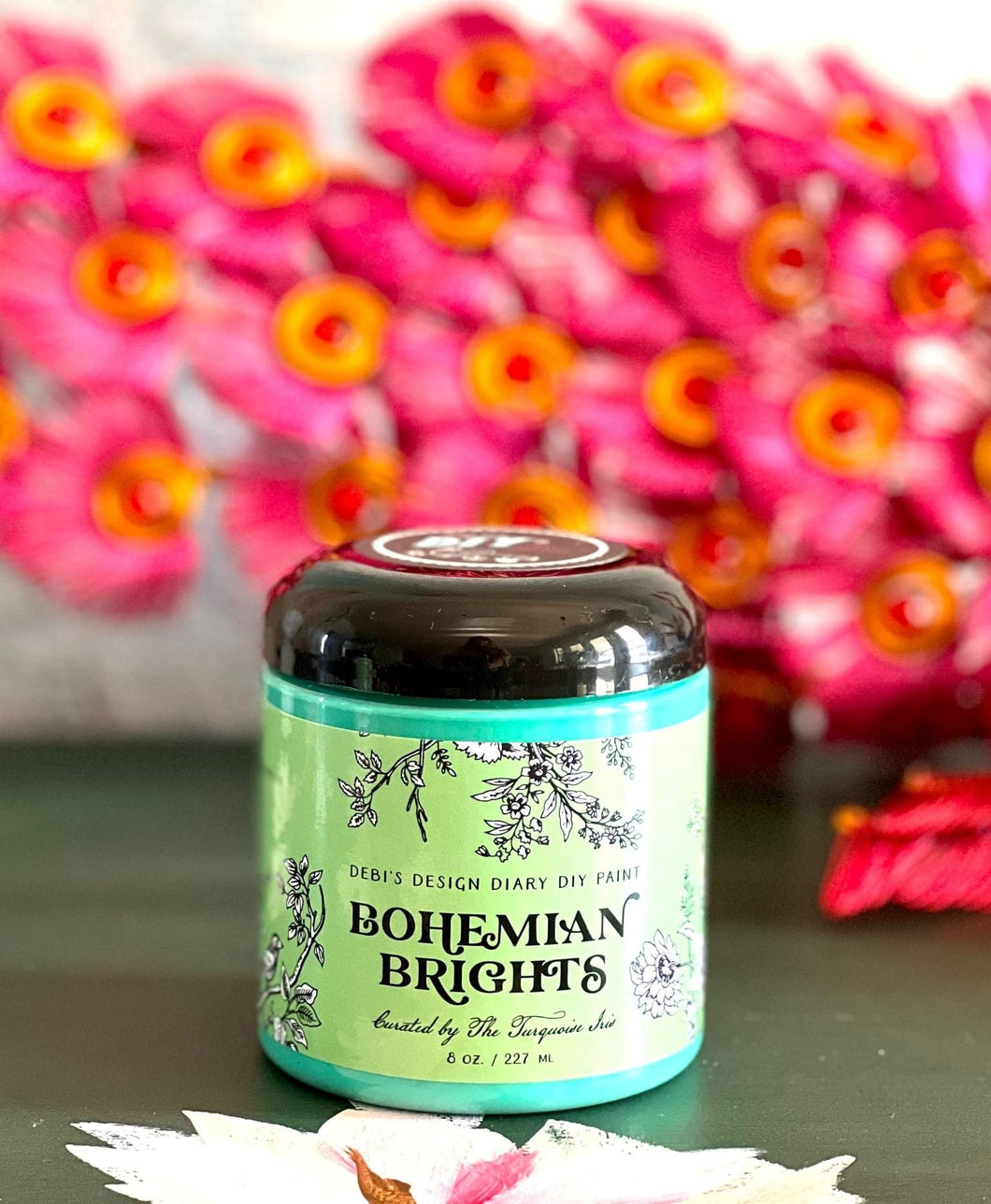 Wandering Heart- Bohemian Brights  - Created by the Turquoise Iris for DIY PAINT - New Product