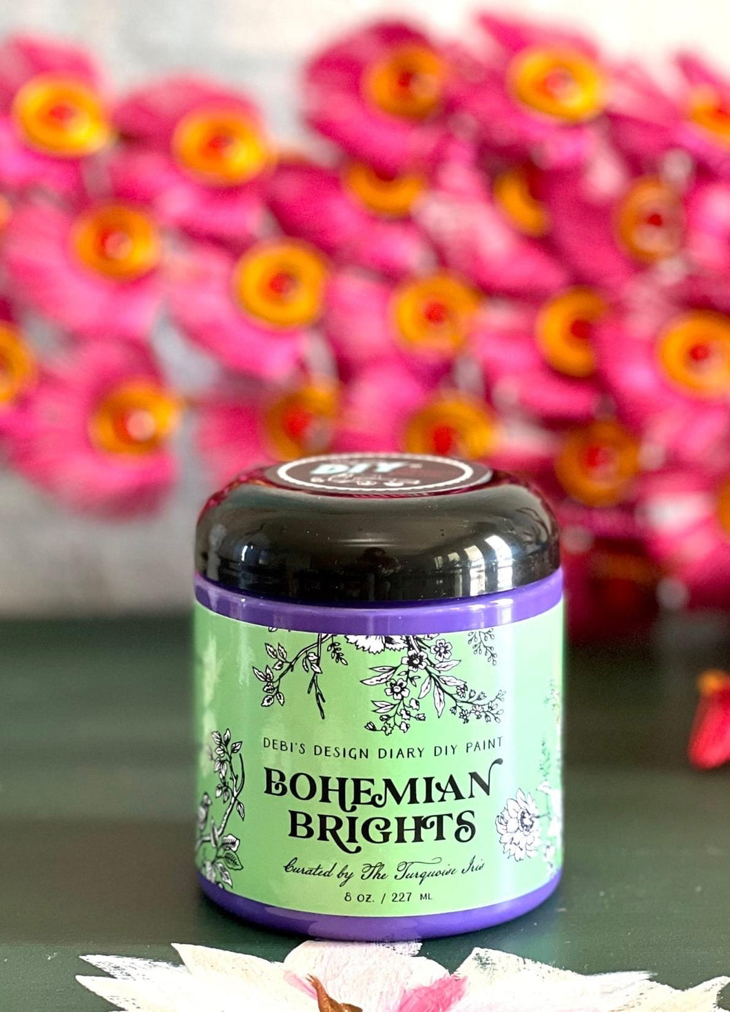 Flourished- Bohemian Brights  - Created by the Turquoise Iris for DIY PAINT - New Product