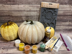 Sunflower Pumpkin Kit with IOD Moulds and Clay