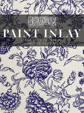 Load image into Gallery viewer, IOD Paint Inlay Indigo Floral 12 x  16 - Brand New Product
