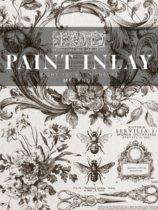 IOD Paint Inlay Melange 16" x 12" Pad 8 Sheets Decorative Furniture Inlay