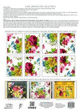 Load image into Gallery viewer, IOD Wall Flower Furniture Decor Transfer -Great for all Crafting Projects
