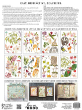 Load image into Gallery viewer, IOD Decorative Furniture Transfer Whispering Willow 16&quot; x 12&quot; Pad 8 Sheets
