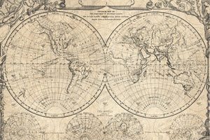 JRV Decoupage Paper - World Map