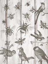 Load image into Gallery viewer, Birds &amp; Bees 12&quot;x12&quot;  Decor Stamp - Great for Furniture, Crafts and Home Decor

