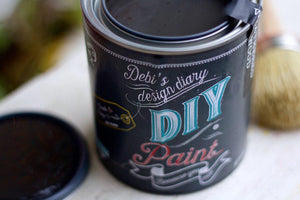 Black Velvet- Debi's DIY Paint ™ Clay Based Furniture and Craft Paint Soft Black