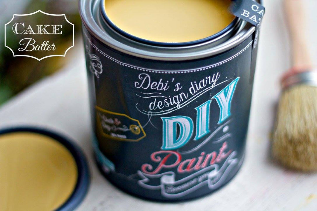 Cake Batter - Debi's DIY Paint ™ Clay Based Furniture and Craft Paint - Soft Yellow