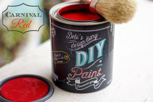 Carnival Red  - Debi's DIY Paint ™ Clay Based Furniture and Craft Paint - Bright Red
