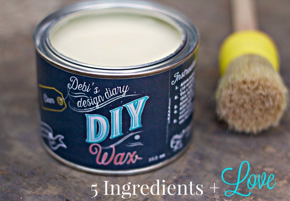 DIY Clear Wax 13.5 Ounce Can - Perfect Furniture Wax for Your Projects
