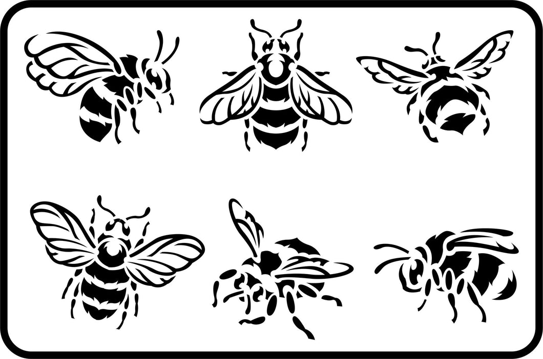 JRV Stencil  Bees