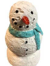 Load image into Gallery viewer, Styrofoam Snowman 10 Inches Tall - Perfect for IOD Moulds. Stamps, and Clay
