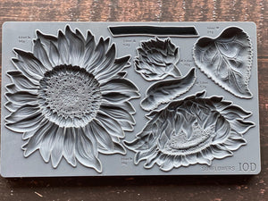 IOD Sunflowers 6x10 Decor Mould